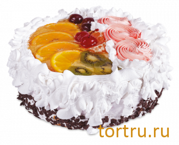 Торт "Бисквитно-фруктовый", кондитерская фабрика Амарас, Москва