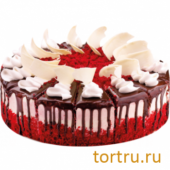 Торт сегментированный "Красный бисквит", кондитерская фабрика Метрополис