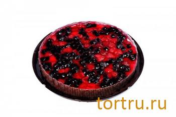 Торт "Флай с черной смородиной и малиной", Хлебокомбинат "Пеко", Москва
