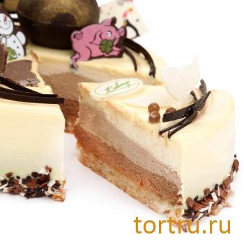 Торт "Три шоколада сырный Мини", Леберже, Leberge, кондитерская