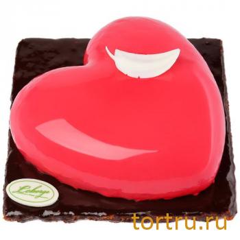 Торт "Малиновый (Сердце красное)", Леберже, Leberge, кондитерская