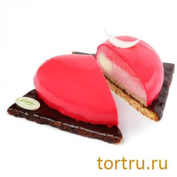 Торт "Малиновый (Сердце красное)", Леберже, Leberge, кондитерская