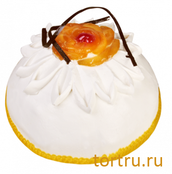 Торт "Пончо с абрикосом и бананом", кондитерская фабрика Метрополис