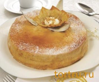 Торт французский блинный "Креп де Пари" карамельный, комбинат Добрынинский, Москва