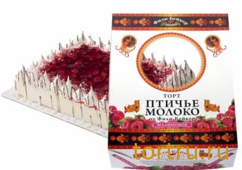 Торт "Птичье молоко Малиновое", Фили Бейкер, Москва