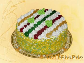 Торт "Фруктовая линия", кондитерский цех Лакомка, Рязань