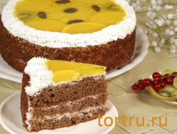 Торт "Фруктовый десерт", На блюдечке, Зеленоград