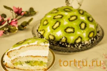 Торт "Киви", На блюдечке, Зеленоград