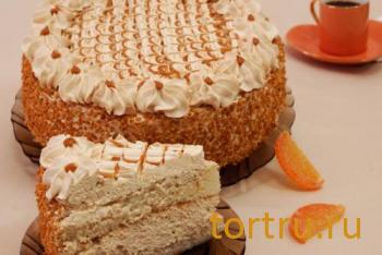 Торт "Крем-брюле", На блюдечке, Зеленоград