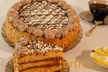 Торт "Медовик", На блюдечке, Зеленоград