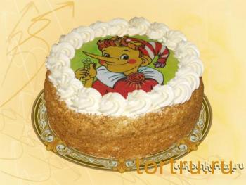Торт "Мультяшки", кондитерский цех Лакомка, Рязань