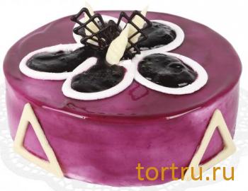 Торт "Творожно-черничный", кондитерская фирма Зодиак, Москва Торт "Творожно-черничный", кондитерская фирма Зодиак, Москва