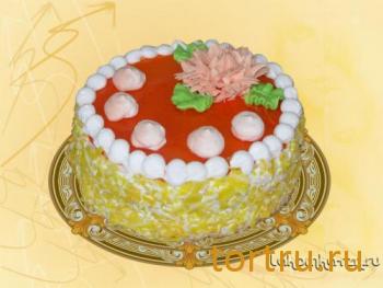 Торт "Огонек", кондитерский цех Лакомка, Рязань