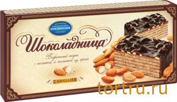 Торт вафельный "Шоколадница с миндалем", Коломенское