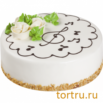 Торт "Клавиша (белая)", кондитерская фабрика Метрополис