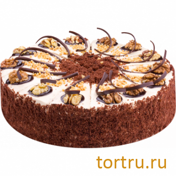 Торт сегментированный "Карамельно-ореховый", кондитерская фабрика Метрополис