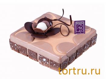 Торт "Три шоколада сырный", Кондитерский дом Renardi, Москва