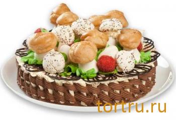 Торт "Лукошко с грибами", комбинат Добрынинский, Москва Торт "Лукошко с грибами", комбинат Добрынинский, Москва