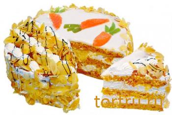 Торт "Постный с морковью и ананасами", У Палыча