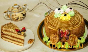 Торт "Пенечек", На блюдечке, Зеленоград