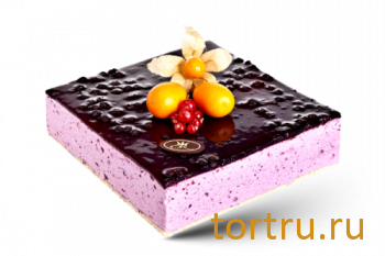 Торт "Птичье молоко (черничный)", кондитерская Крем Роял, Москва Торт "Птичье молоко (черничный)", кондитерская Крем Роял, Москва