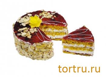 Торт "Постный с лимоном и малиной", У Палыча
