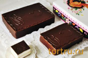 Торт "Птичье молоко", На блюдечке, Зеленоград