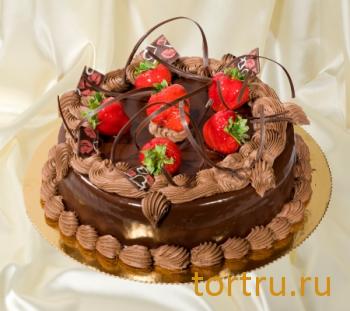 Торт "Сахаркейк Клубника", французская кондитерская Шантимэль, Москва