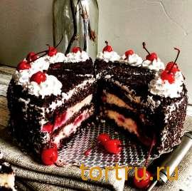 Торт "Шварцвальдская Вишня", булочная кондитерская "За Мечтой" Торт "Шварцвальдская Вишня", булочная кондитерская "За Мечтой"