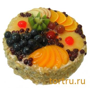 Торт "Фруктовый соблазн", ТВА, кондитерская фабрика, Москва