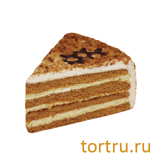 Торт "Медово-ореховый", кондитерская фабрика Сластёна, Чебоксары