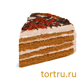 Торт "Медово-клюквенный", кондитерская фабрика Сластёна, Чебоксары