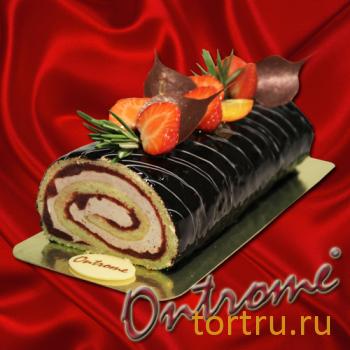 Торт "Онтроме Рулет", Онтроме, кафе-кондитерская, Санкт-Петербург